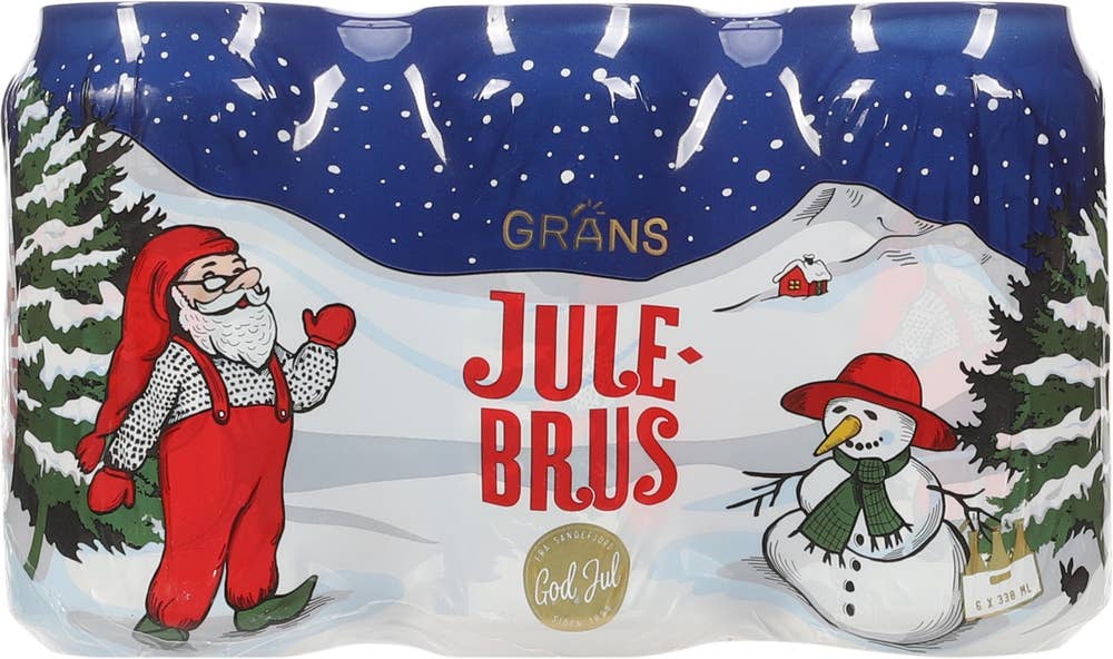Grans Julebrus 6 x 0,33L