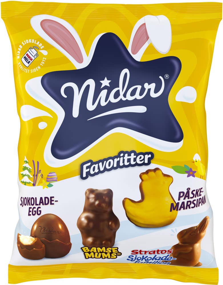 Nidar Favoritter Påske 225g