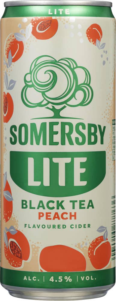 Somersby Lite Black tea peach