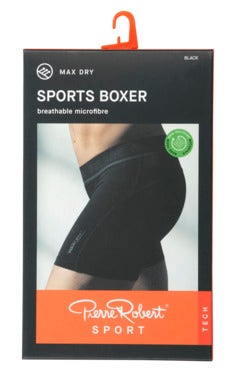 Pierre Robert Sports Boxer Men Black, str. XL