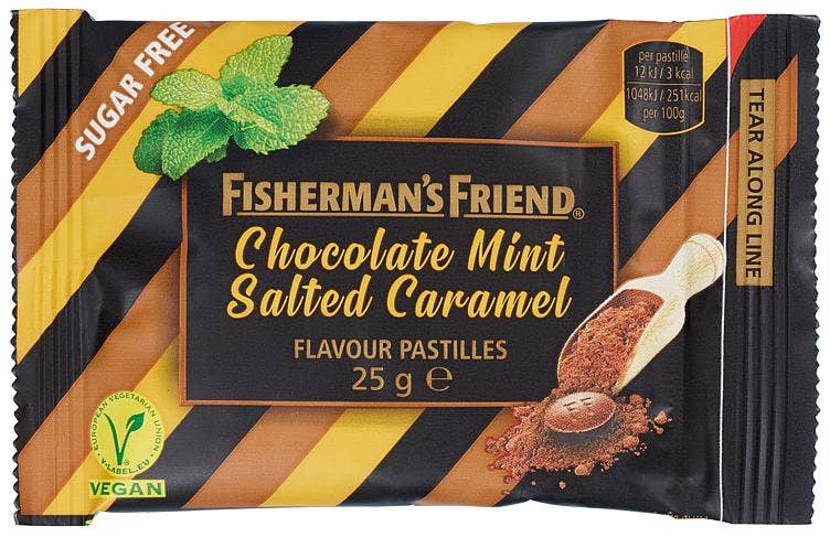 Fisherman´s Friend Choco Mint Salted Sukkerfri