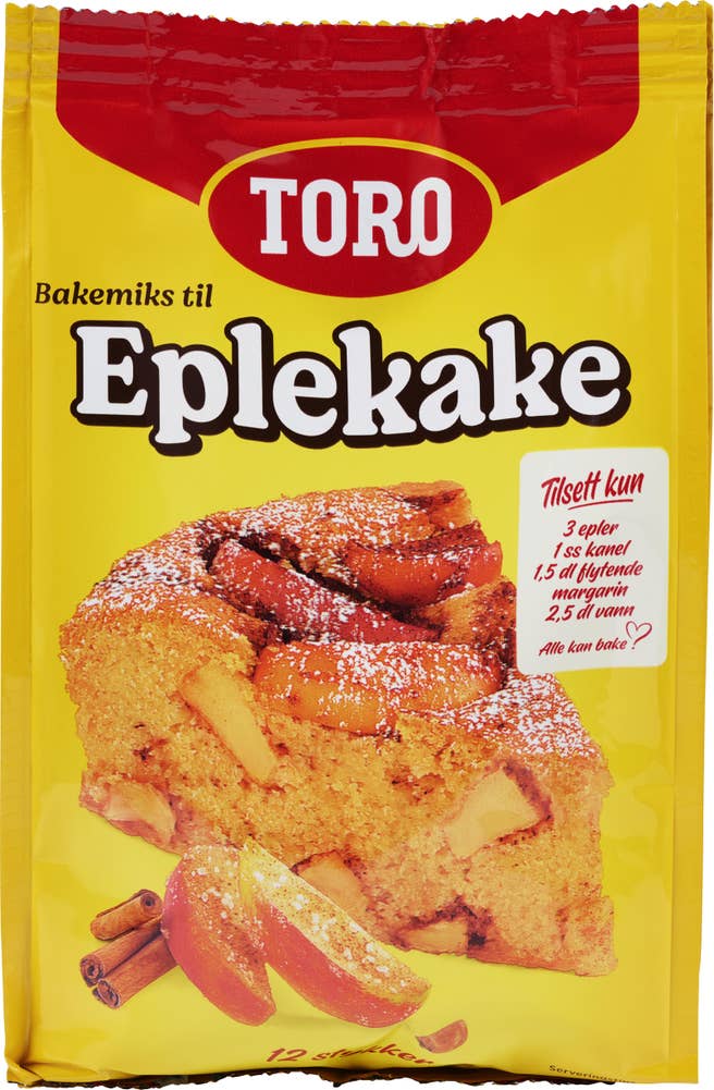 Toro Eplekake bakemiks
