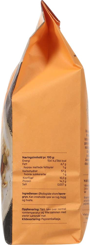 Helios Store havregryn økologisk