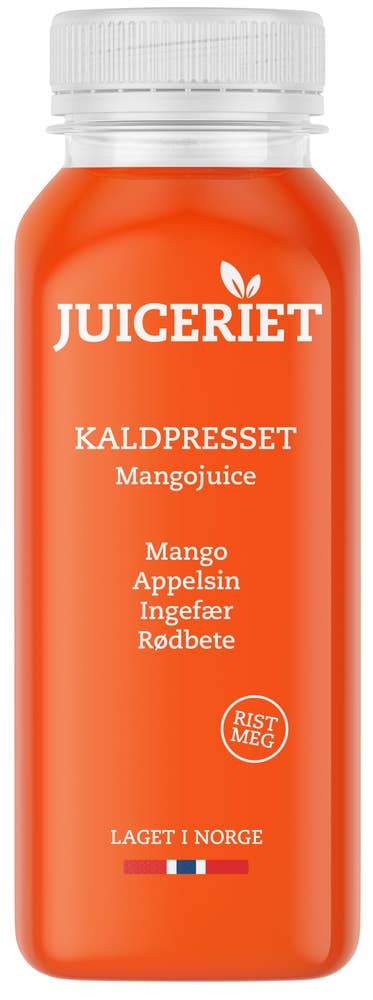 Juiceriet Kaldpresset Mangojuice Mango, Appelsin, Ingefær & Rødbete