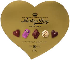 Anthon Berg Hjerteformet gulleske