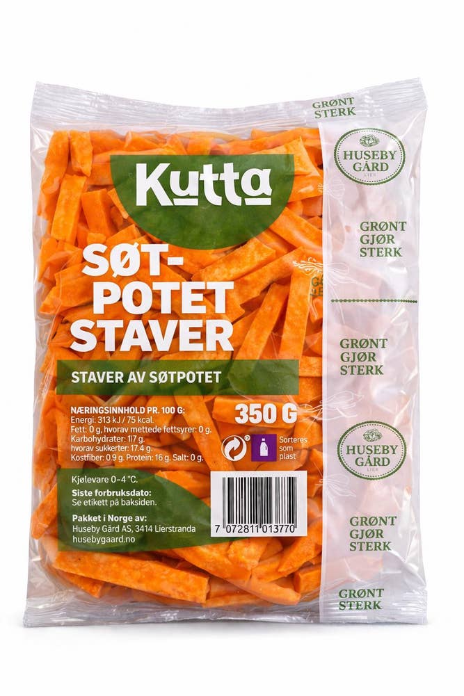 Huseby Gaard KUTTA Søtpotet-staver