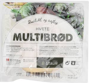 Staur Fjellbakeri Multibrød fine 4 stk