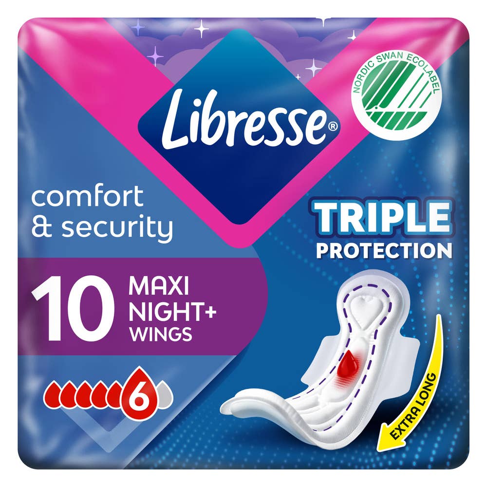 Libresse Bind Maxi Goodnight Wing