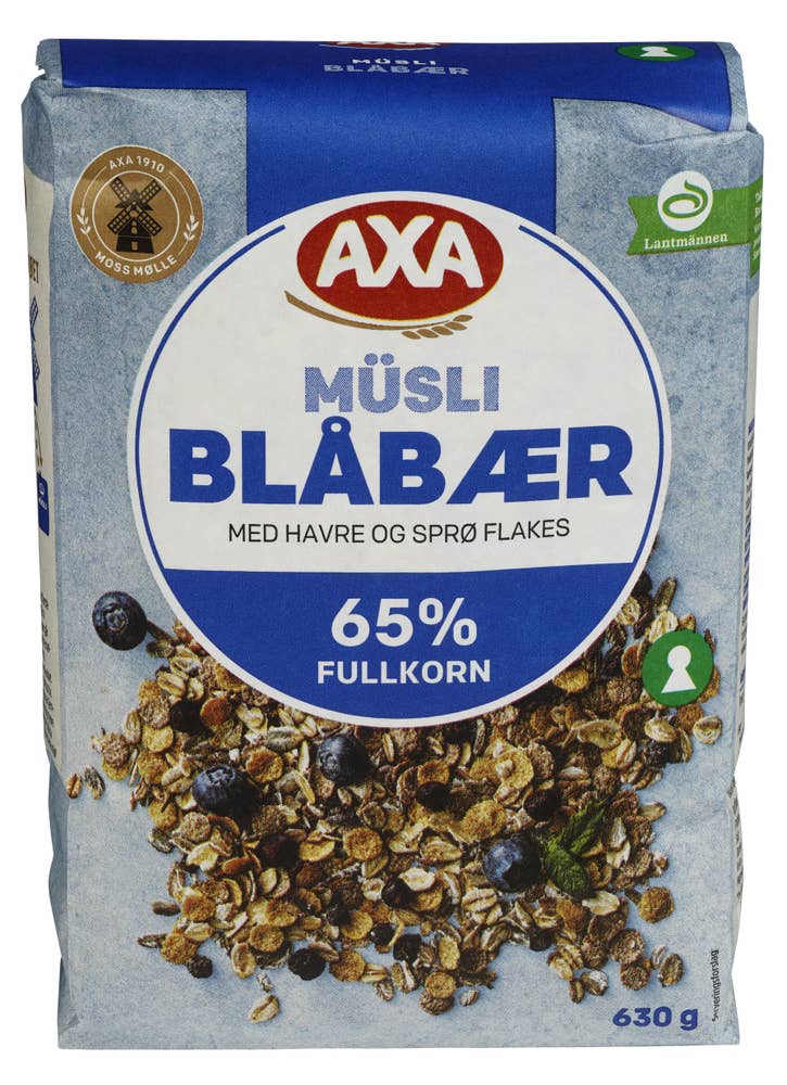 Axa Blåbærmusli