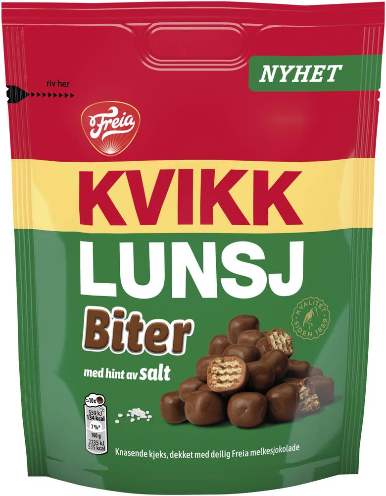 FREIA Kvikk Lunsj biter