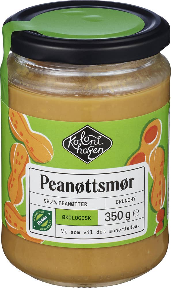 Kolonihagen Peanøttsmør økologisk Crunchy
