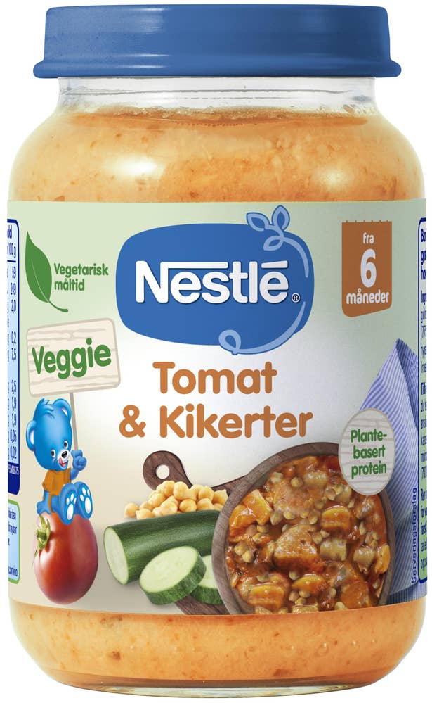 Tomat & Kikertgryte Fra 6 mnd, 190 g