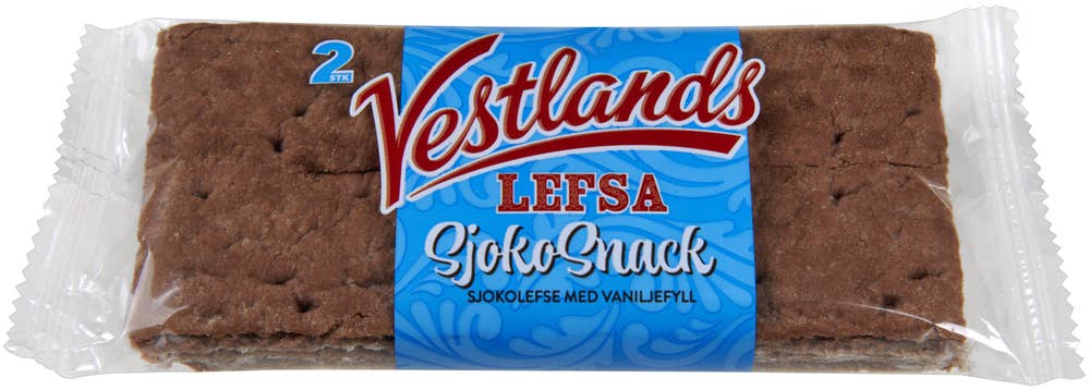 Vestlandslefsa Sjokosnack Lefse 2 stk