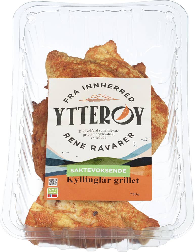 Ytterøy Kyllinglår grillet Saktevoksende kylling