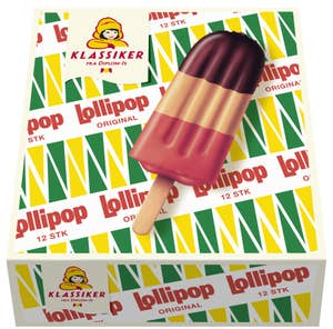 Diplom-is Lollipop ispinne 12 stk