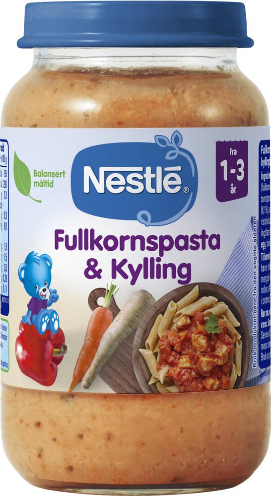 Nestlé Fullkornspasta & Kylling Fra 1-3 år
