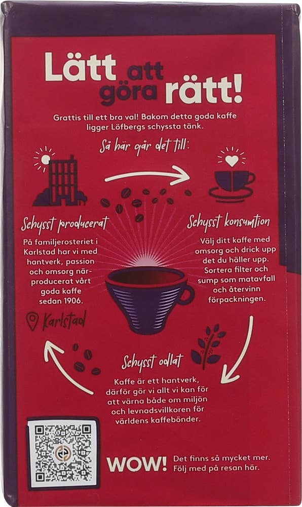 Löfbergs Kharisma filtermalt Mørkbrent