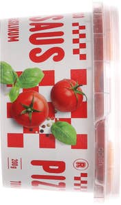 R Pizzasaus tomat og basilikum Krydret med hvitløk og chili