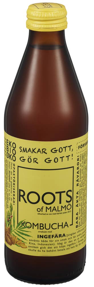 Roots of Malmö Kombucha med ingefær