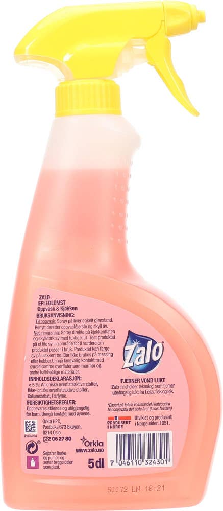 Zalo Oppvask- & kjøkkenspray epleblomst