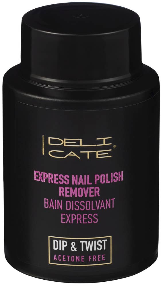 Delicate Express nail polish remover Acetone Free