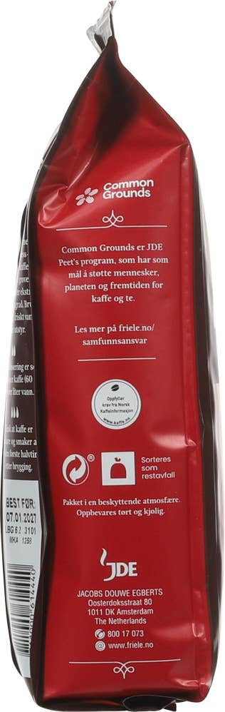 Friele Christiania espresso Hele bønner, Arabica