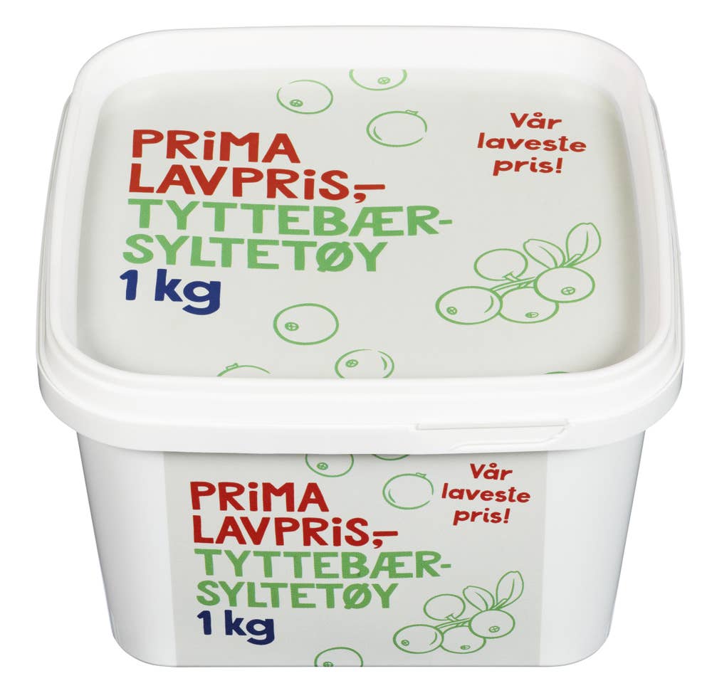 Prima Lavpris Tyttebærsyltetøy