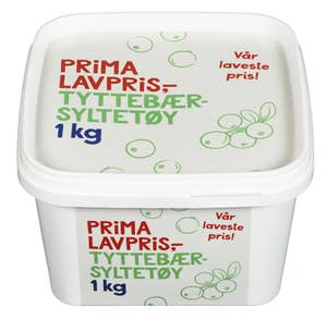 Prima Lavpris Tyttebærsyltetøy