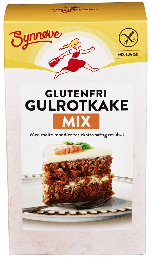 Synnøve Finden Glutenfri gulrotkakemix