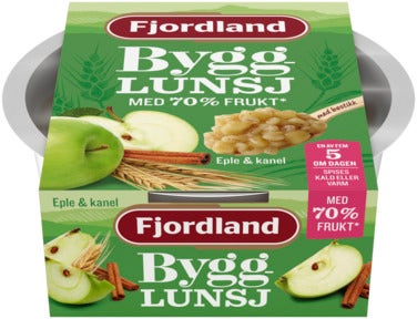 Fjordland Byggrynslunsj med Eple & Kanel 70% frukt