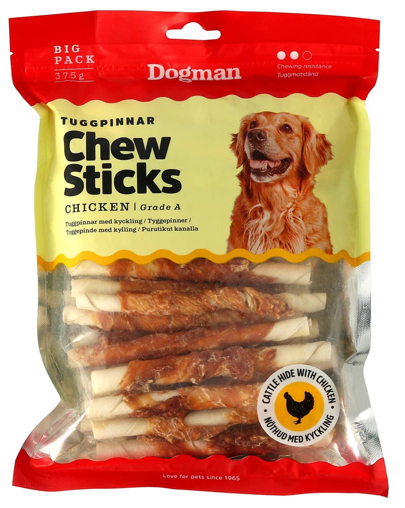 Dogman Tyggpinner med kylling 30stk