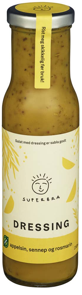 Superbra Dressing Med appelsin, sennep og rosmarin
