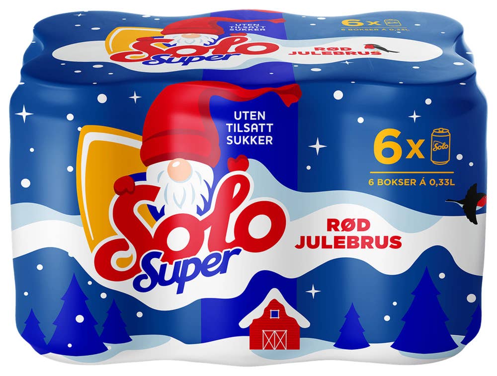 Solo Super Julebrus 6 x 0,33L