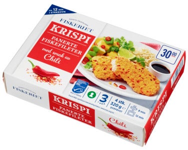 Fiskeriet Panert Fiskefilet med Chili
