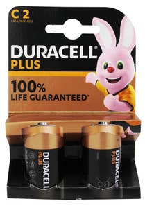 Duracell Plus C batterier Alkalisk
