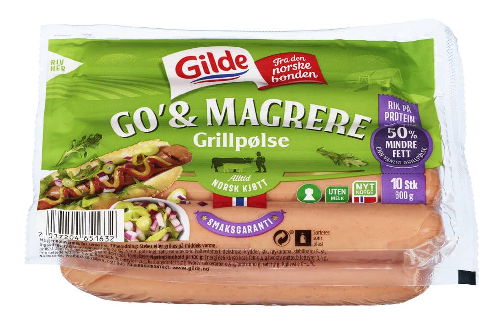 Gilde Go' & Magrere Grillpølse