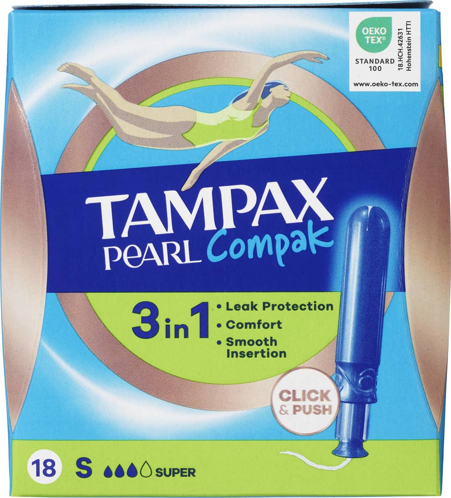 Tampax Tampong Compak Pearl Super