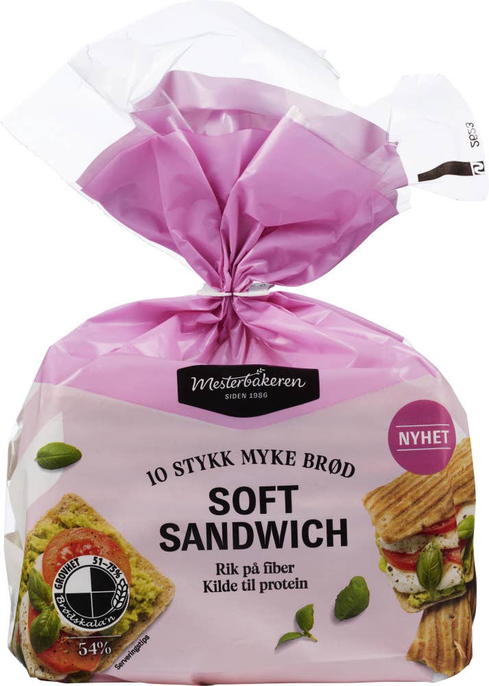 Mesterbakeren Soft Sandwich 10pk