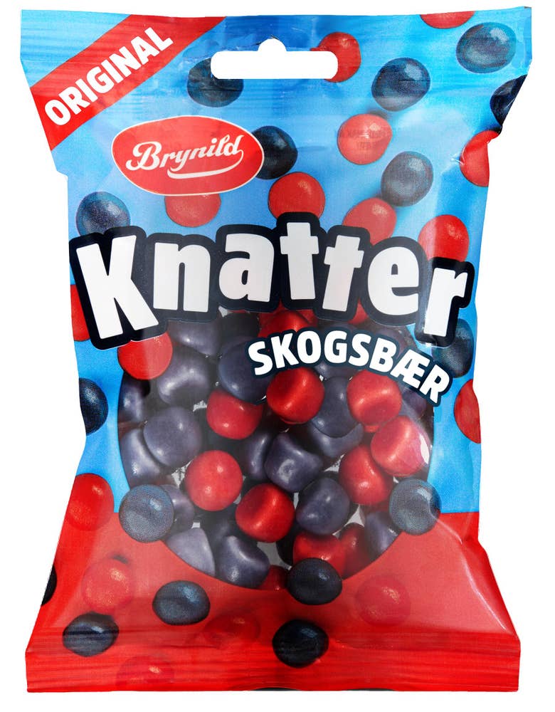 Brynild Knatter Skogsbær Markjordbær- og Blåbærsmak