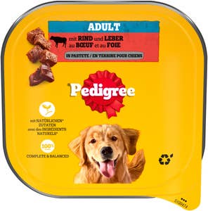 PEDIGREE Pedigee Våtfôr til hunder Okse- og leversmak