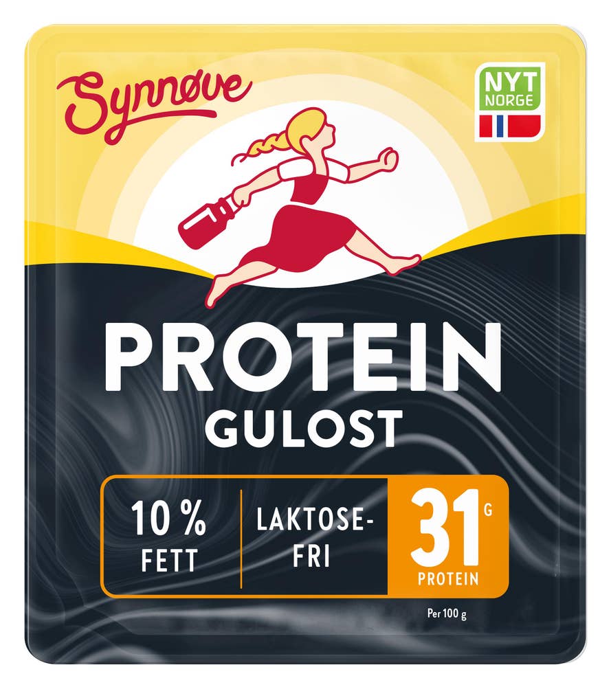 Synnøve Protein gulost Skivet