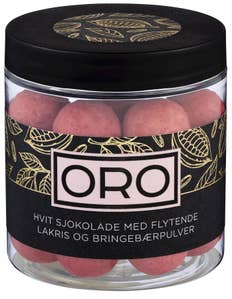 ORO Sjokoladekuler Lakris & Bringebær