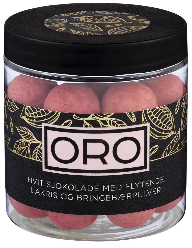 ORO Sjokoladekuler Lakris & Bringebær