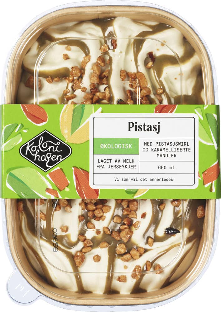 Kolonihagen Økologisk pistasjiskrem