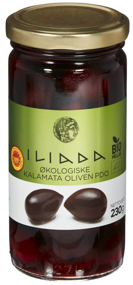 ILIADA Kalamata-oliven Økologisk