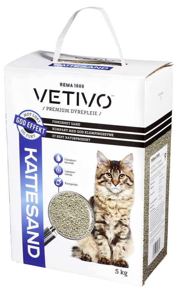 Vetivo Kattesand Klumpende