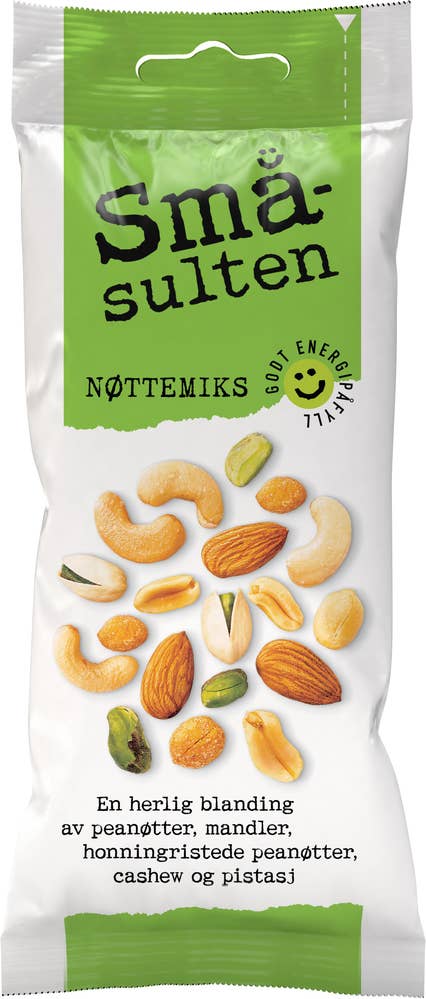 Småsulten Nøttemiks 60 g