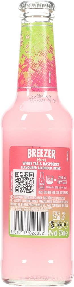 Bacardi Breezer White Tea & Raspberry