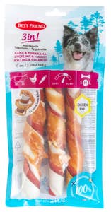 Best Friend Tyggerulle 3in1 kylling og gulrot 3stk
