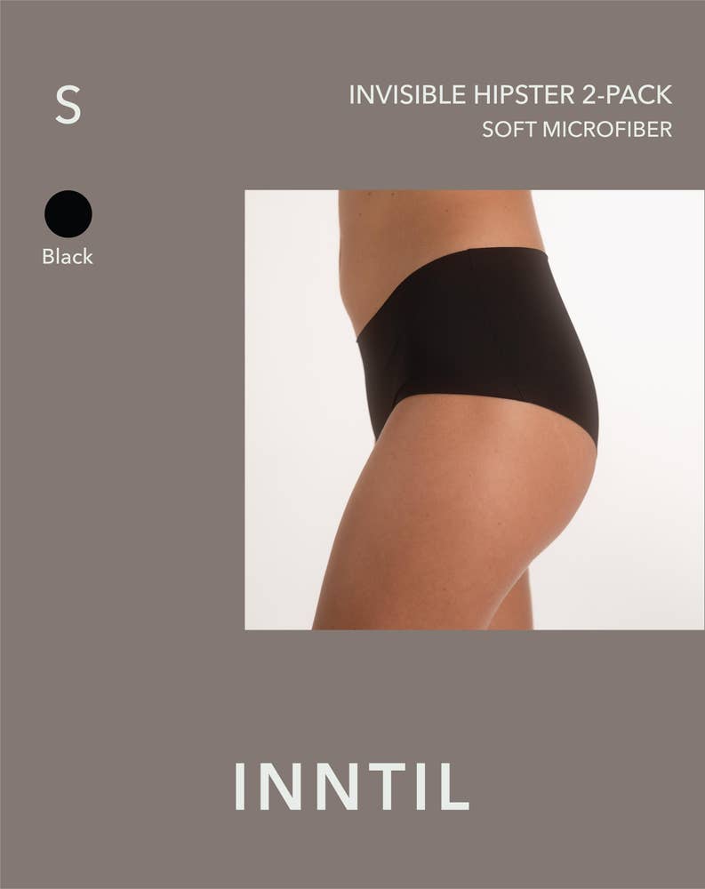 Inntil Sømløs Hipster Sort, str. S